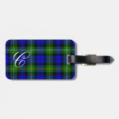 Campbell Pset Tartan Bagagelabel (Achterkant horizontaal)