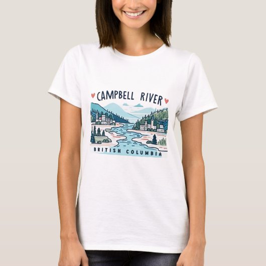 Campbell River BC Canada T-shirt (Voorkant)