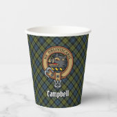 CampBell rust over Tartan Paper Cups Papieren Bekers (Voorkant)