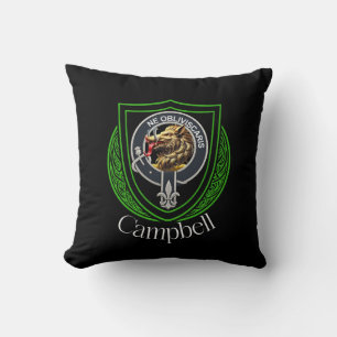 Campbell Schotse Clan Crest Kussen