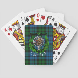 Campbell Schotse Clan Tartan & Crest Pokerkaarten