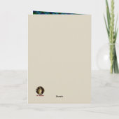 Campbell Scottie Dog & Tartan Gepersonaliseerde Ka Kaart (Achterkant)