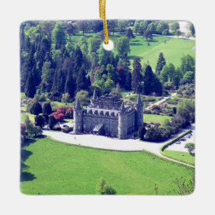 Campbell Scottish Clan Inveraray Castle Kerstmis Keramisch Ornament