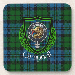 Campbell Scottish Clan Tartan & Crest Bier Onderzetter