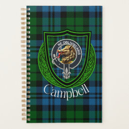 Campbell Scottish Clan Tartan & Crest Planner