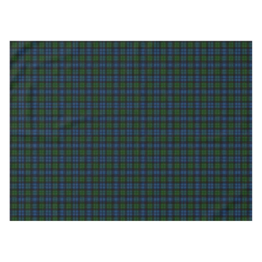 Campbell Scottish Clan Tartan Pattern Tafelkleed (Voorkant (Horizontaal))