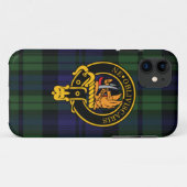 Campbell Scottish Crest en Tartan iPhone 5/5S Case-Mate iPhone Case (Achterkant (horizontaal))