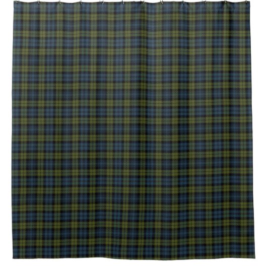 Campbell Scottish Heritage Tartan Douchegordijn (Voorkant)