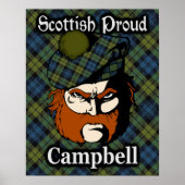 Campbell Scottish Tartan Poster (Voorkant)
