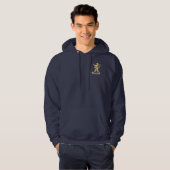 Campbell Skull en gekruiste zwaarden Hoodie (Voorkant volledig)