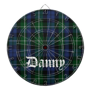 Campbell Tartan Aangepaste kleerkaart Dartbord