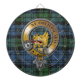 Campbell Tartan & Badge Dartbord