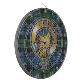 Campbell Tartan & Badge Dartbord (Voorkant Links)