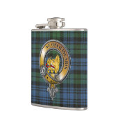 Campbell Tartan & Badge Heupfles (Links)