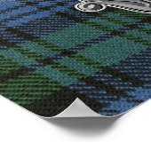 Campbell Tartan & Badge Poster (Hoek)