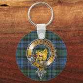 Campbell Tartan & Badge Sleutelhanger (Voorkant)