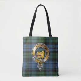 Campbell Tartan & Badge Tote Bag