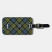 Campbell Tartan Bagage Label (Voorkant horizontaal)