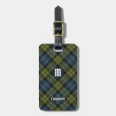 Campbell Tartan Bagage Label (Voorkant verticaal)