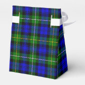 Campbell tartan blue green plaid bedankdoosjes (Achterkant)
