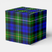 Campbell tartan blue green plaid bedankdoosjes (Achterkant)