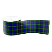 Campbell tartan blue green plaid grosgrain lint (Spoel)