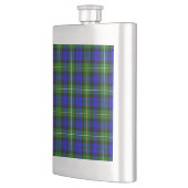 Campbell tartan blue green plaid heupfles (Links)