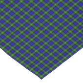 Campbell tartan blue green plaid korte tafelloper (Hoek)