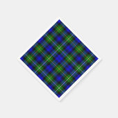 Campbell tartan blue green plaid servetten (Hoek)