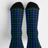 Campbell tartan blue green plaid sokken (Top)