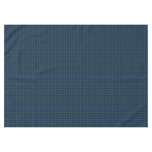Campbell tartan blue green plaid tafelkleed (Voorkant (Horizontaal))