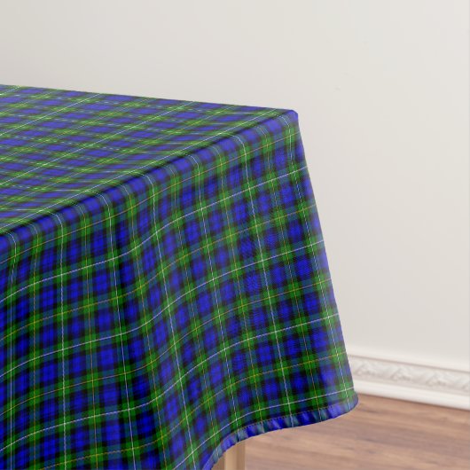 Campbell tartan blue green plaid tafelkleed (Voorbeeld)