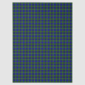 Campbell tartan blue green plaid tissuepapier (Voorkant)