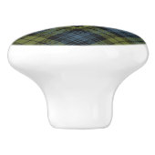 Campbell Tartan Ceramic Knob. Keramische Knop (Zijkant)