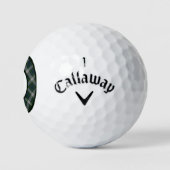 Campbell Tartan Clan Pset Golf Balls Golfballen (Logo)