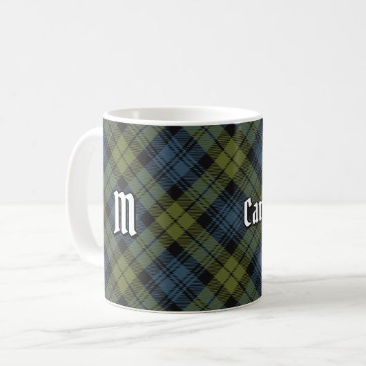Campbell Tartan Coffee Mok (Voorkant links)
