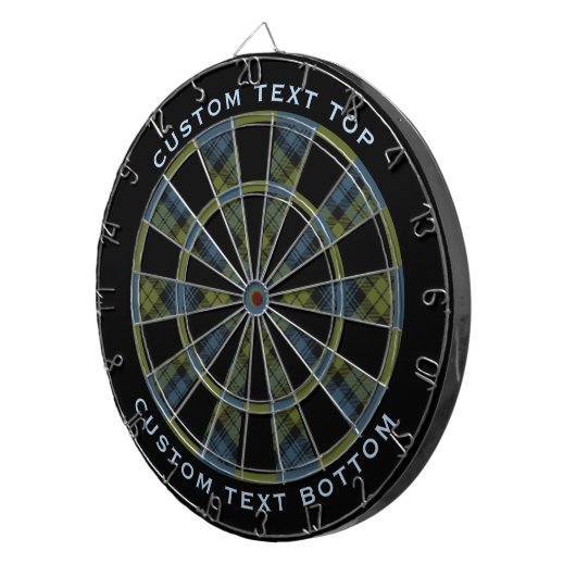 Campbell Tartan Dart Board Dartbord (Voorkant Rechts)