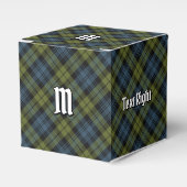 Campbell Tartan Favor Box Bedankdoosjes (Voorkant Zijde)