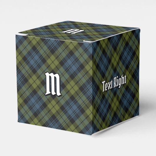Campbell Tartan Favor Box Bedankdoosjes (Voorkant Zijde)
