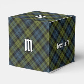 Campbell Tartan Favor Box Bedankdoosjes (Achterkant)
