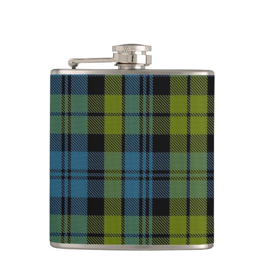 Campbell Tartan Flask Heupfles (Voorkant)