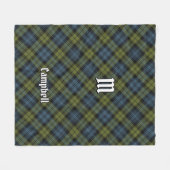 Campbell Tartan Fleece Deken (Voorkant (Horizontaal))