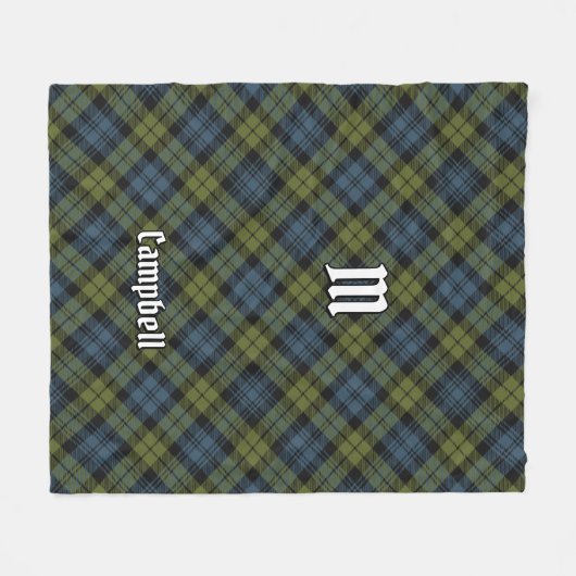 Campbell Tartan Fleece Deken (Voorkant (Horizontaal))