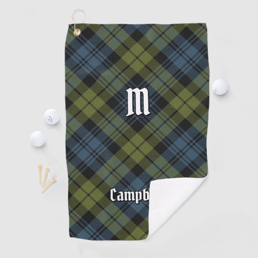 Campbell Tartan Golfhanddoek (Insitu)