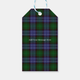 Campbell Tartan Green Plaid Cadeaulabel