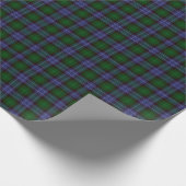 Campbell Tartan Green Plaid Cadeaupapier (Hoek)