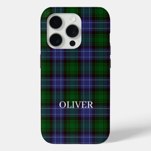 Campbell Tartan Green Plaid Case-Mate iPhone Case (Achterkant)