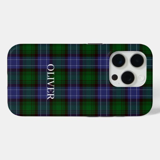 Campbell Tartan Green Plaid Case-Mate iPhone Case (Achterkant (horizontaal))
