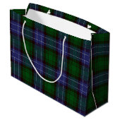 Campbell Tartan Green Plaid Groot Cadeauzakje (Achterkant Gekanteld)