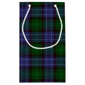 Campbell Tartan Green Plaid Klein Cadeauzakje (Achterkant)
